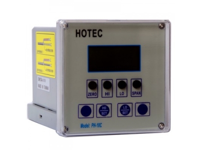 HOTEC合泰在線PH-10C酸堿檢測控制器工業PH酸度計污水監測PH儀表